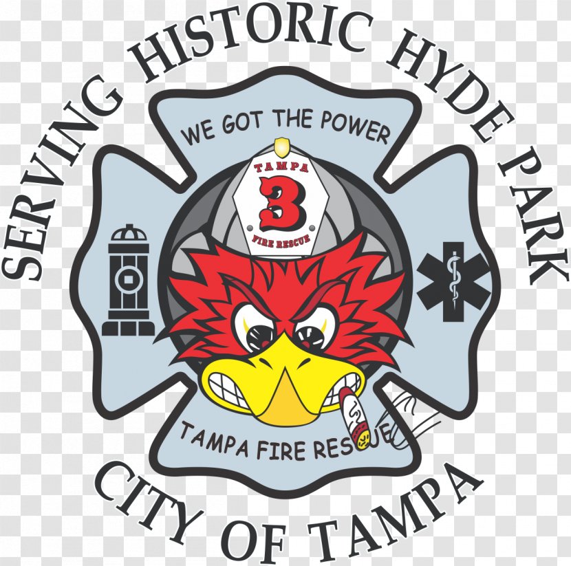 Tampa Fire Rescue Department Station Organization Logo Emergency Medical Services - Crest - Kingpin Transparent PNG