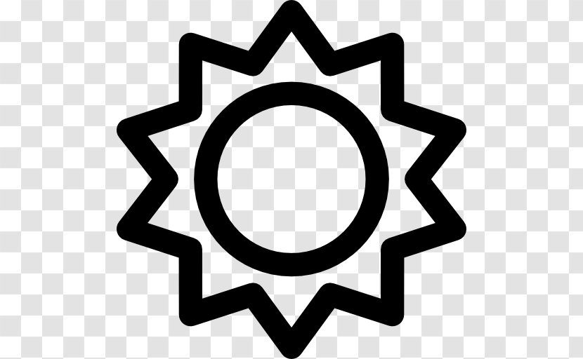 Black And White Logo Symbol - Cdr Transparent PNG