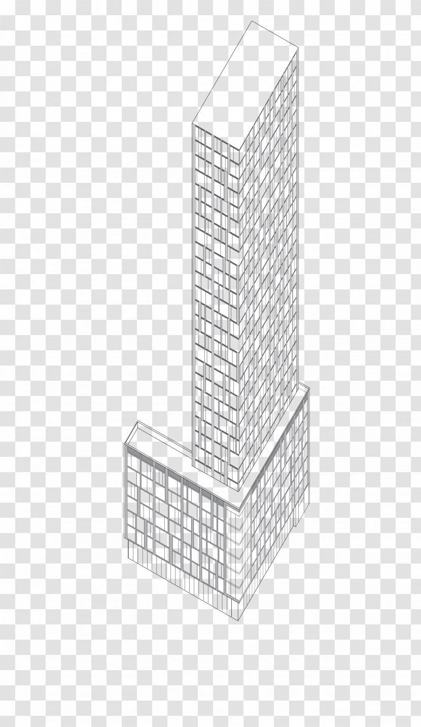Product Design Line Angle - Rectangle - Skyscrapers Transparent PNG