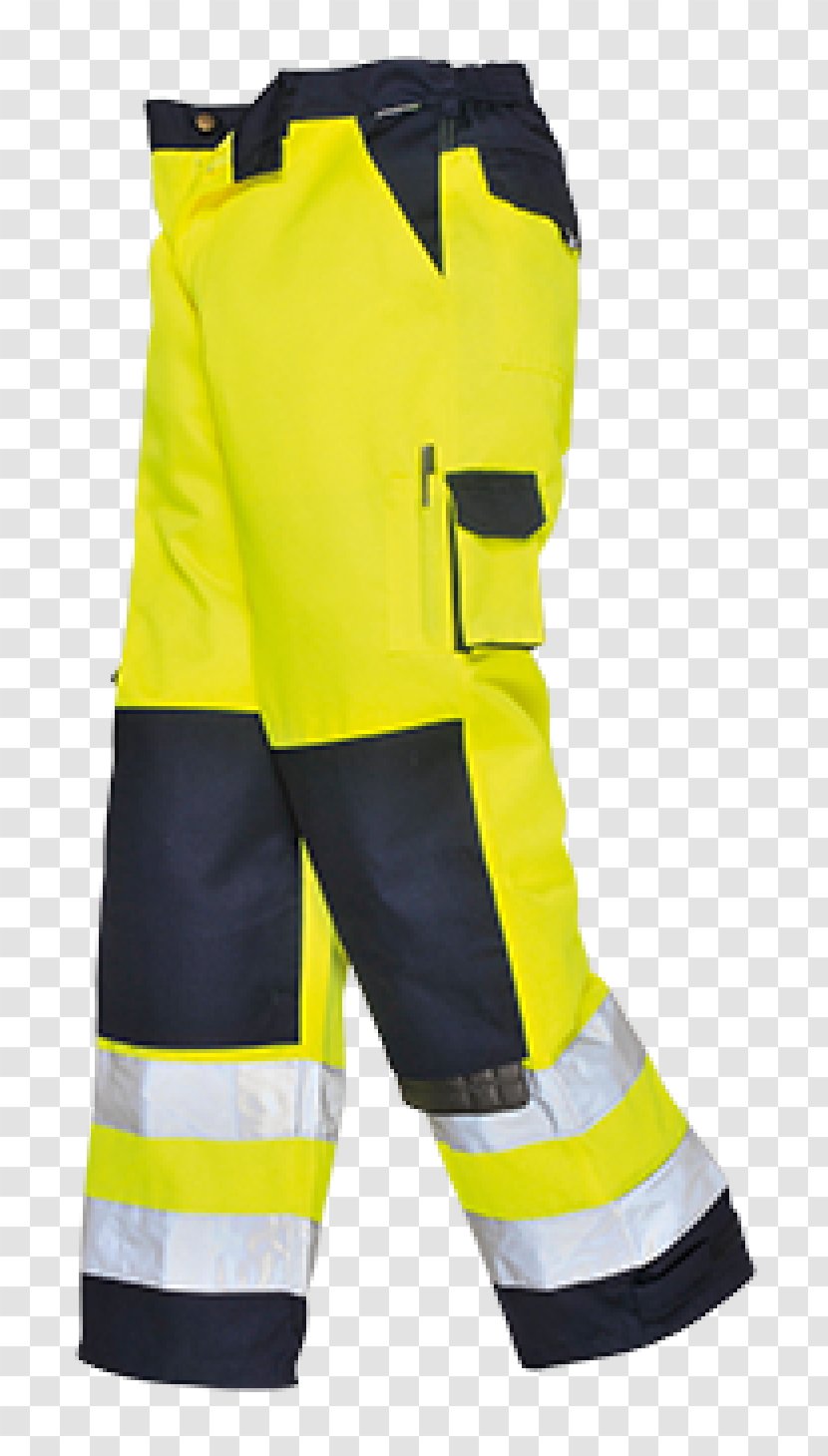 High-visibility Clothing Pants Workwear Portwest - Jacket - Trousers Transparent PNG