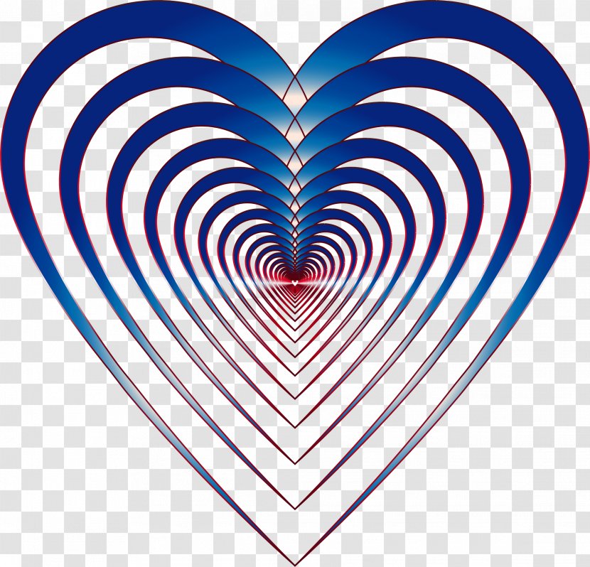 Love Heart Desktop Wallpaper Clip Art - Silhouette - Shiny Transparent PNG