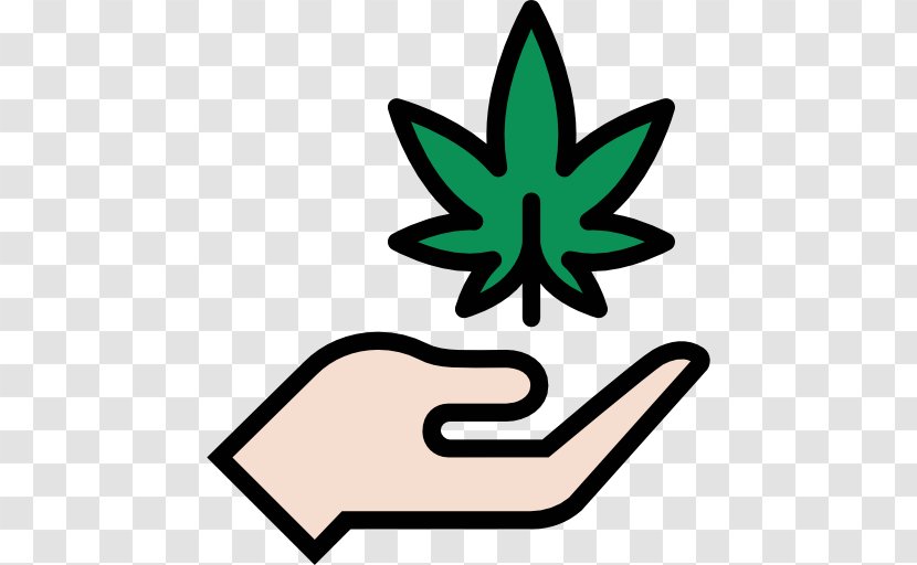 Medical Cannabis Sativa Kush Smoking - Basic Leaf Transparent PNG