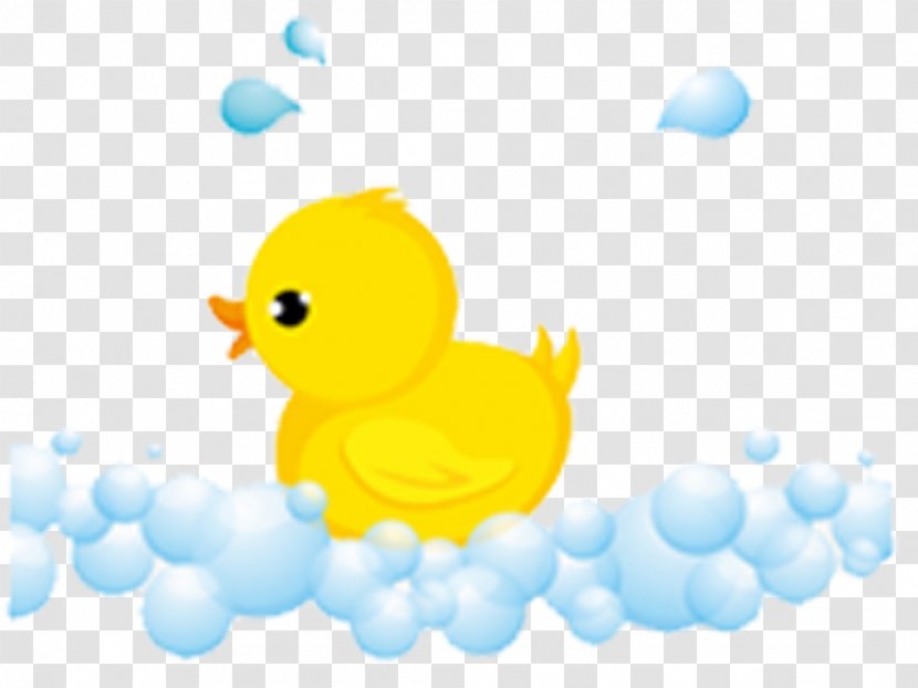 Donald Duck Bathing - Material - Ducks Take A Bath Transparent PNG