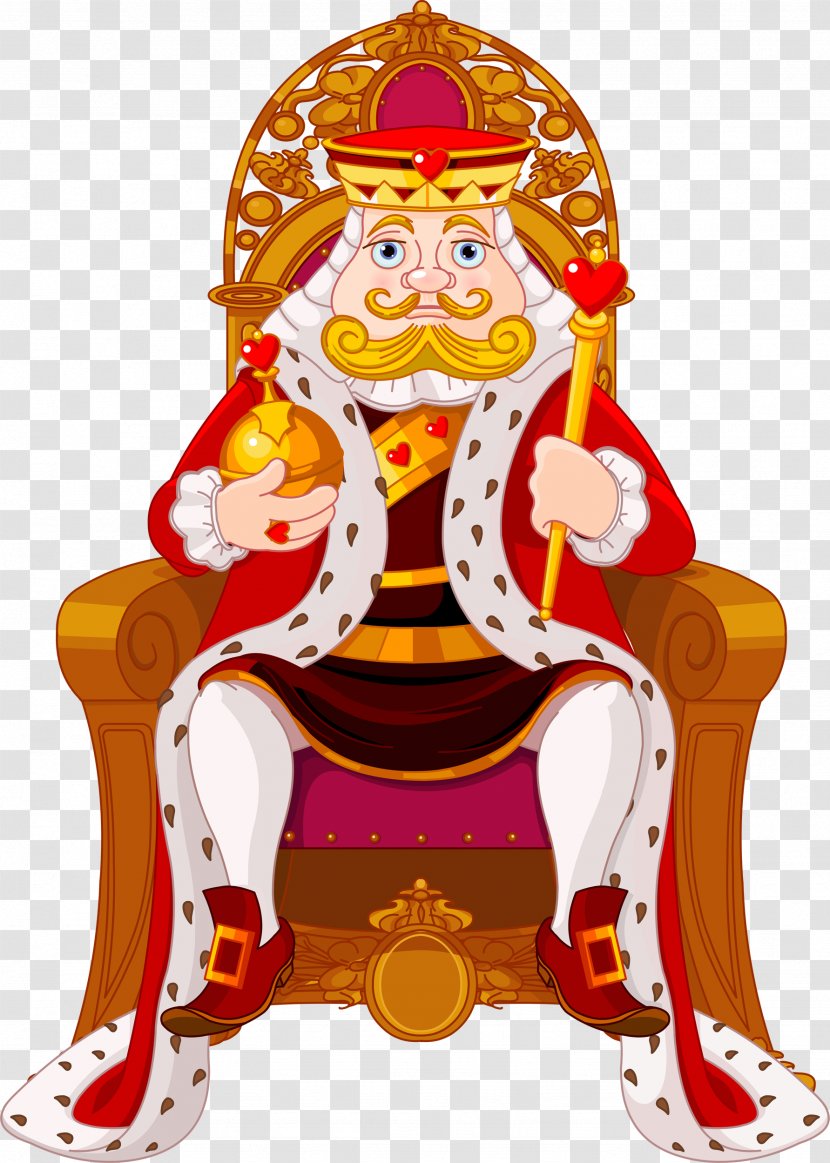 Throne King Royalty-free Monarch - Santa Claus Transparent PNG
