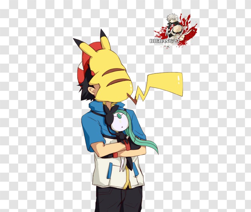Ash Ketchum Pikachu Pokémon X And Y Clemont - Flower Transparent PNG