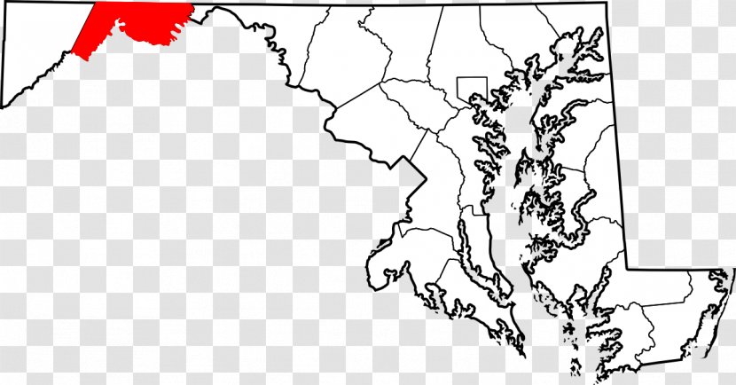 Cumberland Caroline County Montgomery Anne Arundel County, Maryland Cecil - Tree - Map Transparent PNG