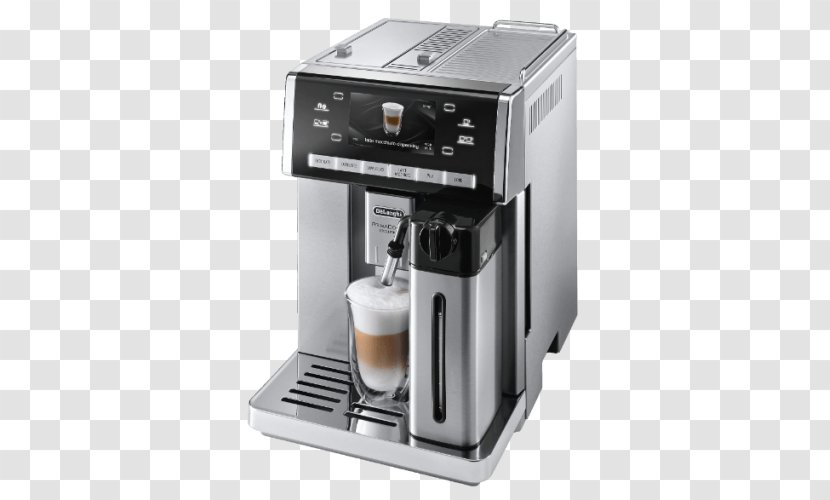 Espresso Machines Coffee De'Longhi PrimaDonna Exclusive ESAM 6900 - Mixer Transparent PNG