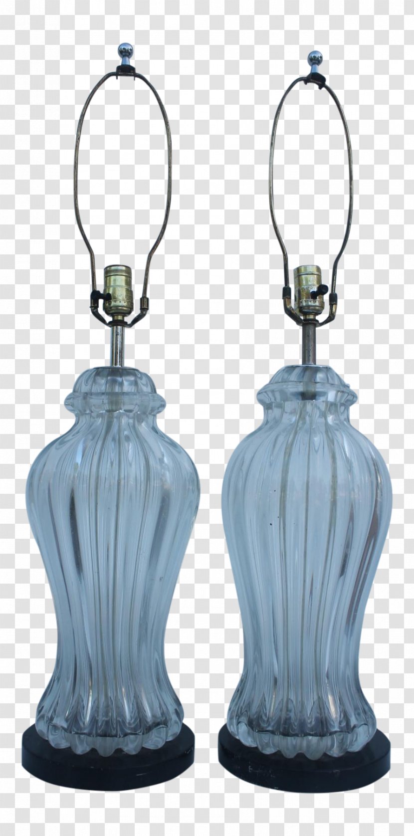 Murano Glass Chandelier Bottle - Aventurine Transparent PNG