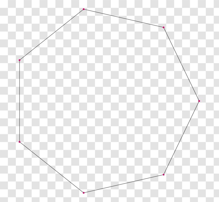 Angle Heptagon Equilateral Polygon Regular - Point Transparent PNG