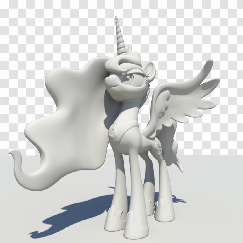 Horse Figurine Cartoon - Mythical Creature Transparent PNG