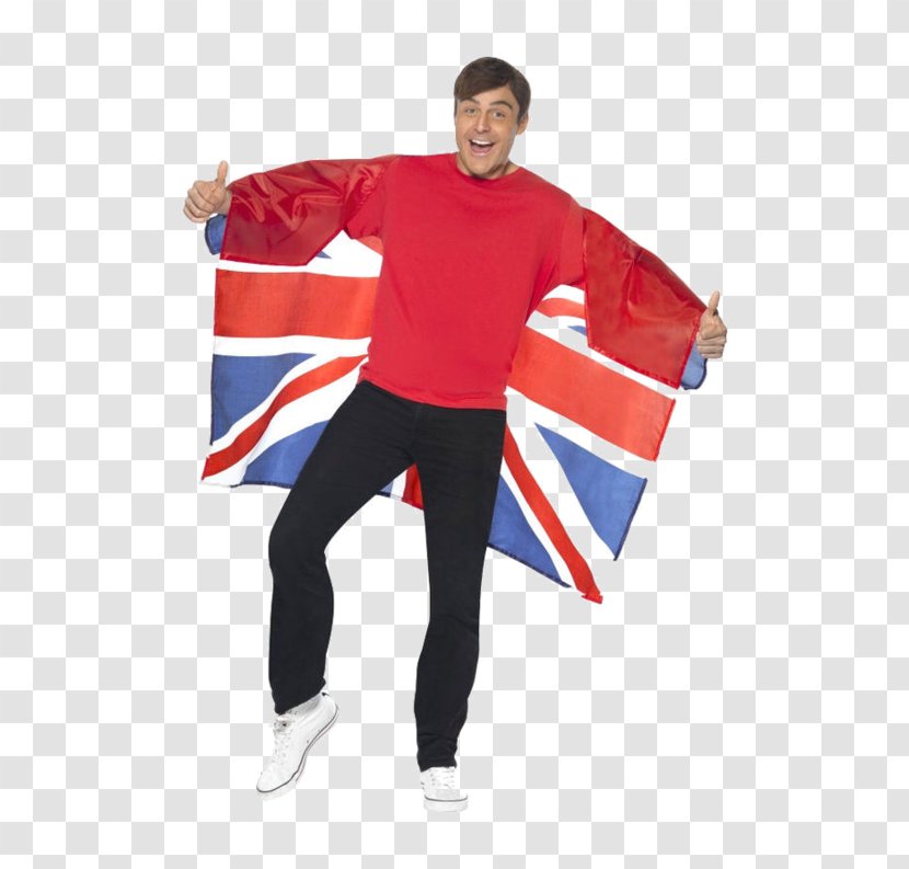 Flag Of The United Kingdom Jack Costume - Novelty Transparent PNG
