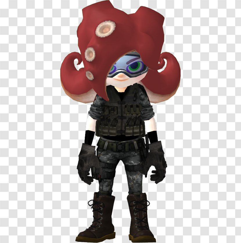 Splatoon 2 Military Base Army - Soldier - Crimson Fists Models Transparent PNG