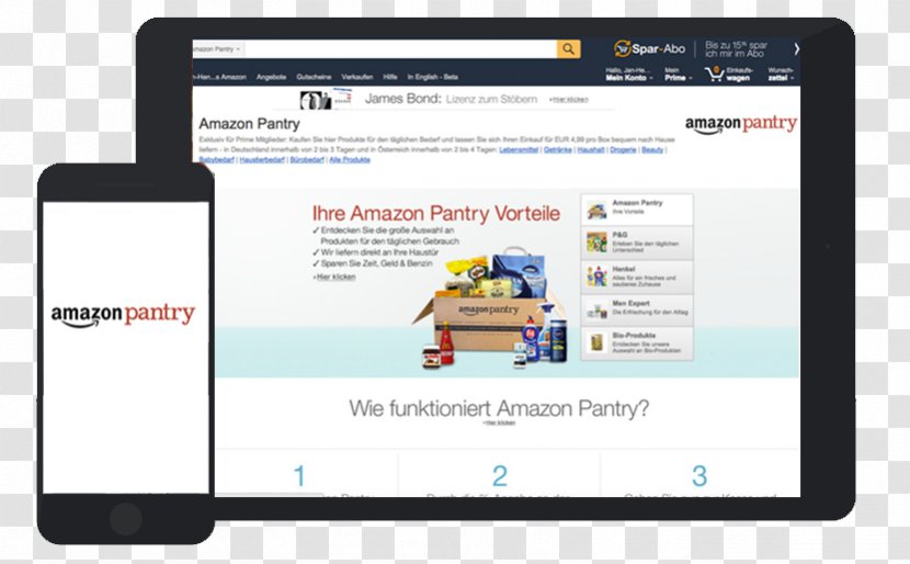 Amazon.com Amazon Prime Pantry Web Services - Computer Transparent PNG