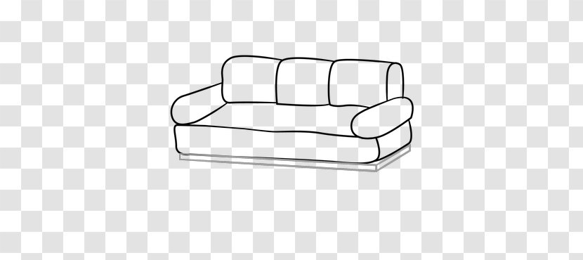 Couch Drawing Furniture Chair Clip Art - Wing Transparent PNG