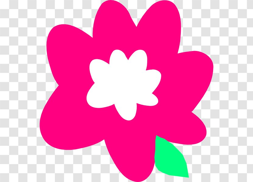 Pink Flowers Cartoon Clip Art - Symmetry Transparent PNG