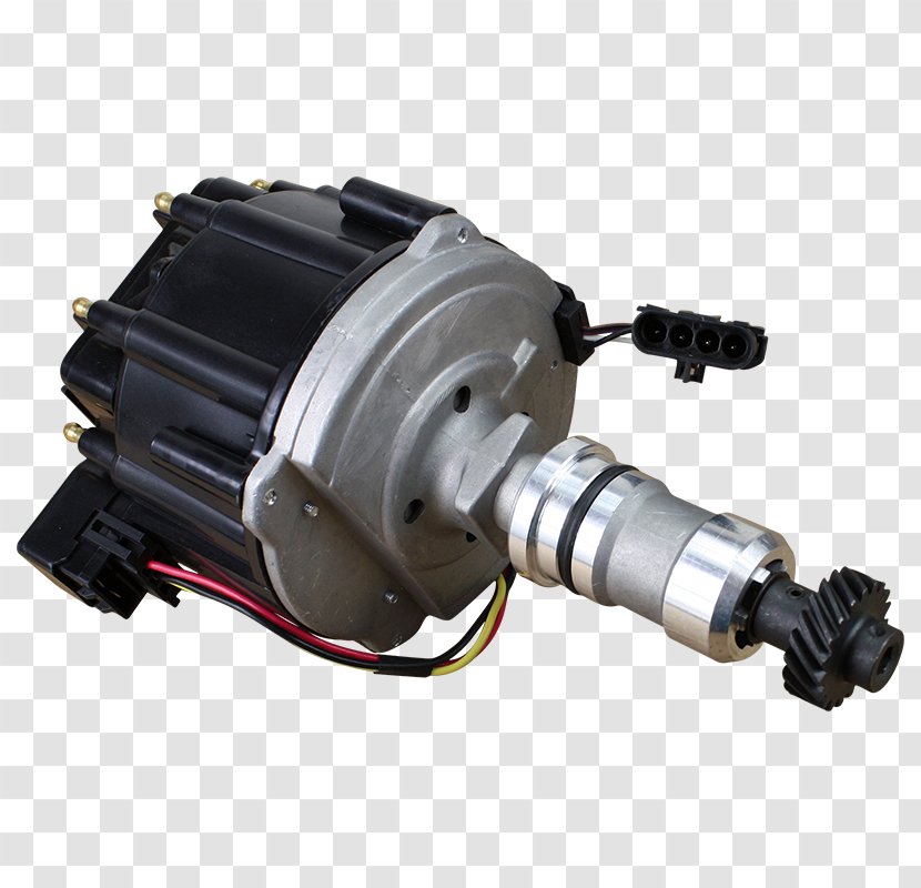 Car High Energy Ignition Distributor Cadillac V8 Engine - Electric Motor Transparent PNG