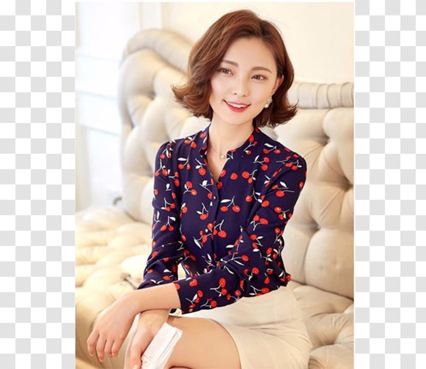 Blouse Dress Shirt Sleeve Fashion Outerwear - Họa Tiết Transparent PNG