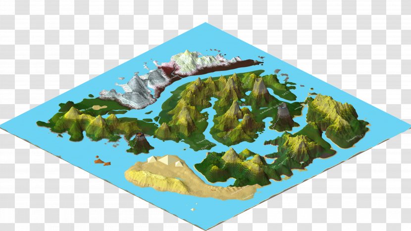 Minecraft Pangaea Video Games Terrain Map Transparent PNG