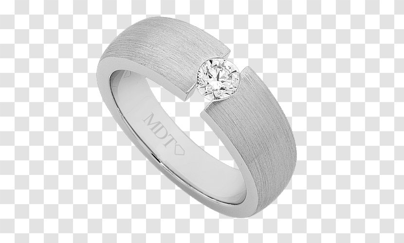 Wedding Ring Silver Body Jewellery - Curve Transparent PNG