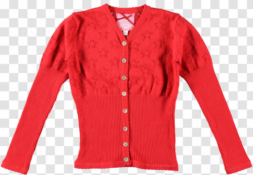 Cardigan Sleeve Button Neck Barnes & Noble - Outerwear - Red Undershirt Transparent PNG