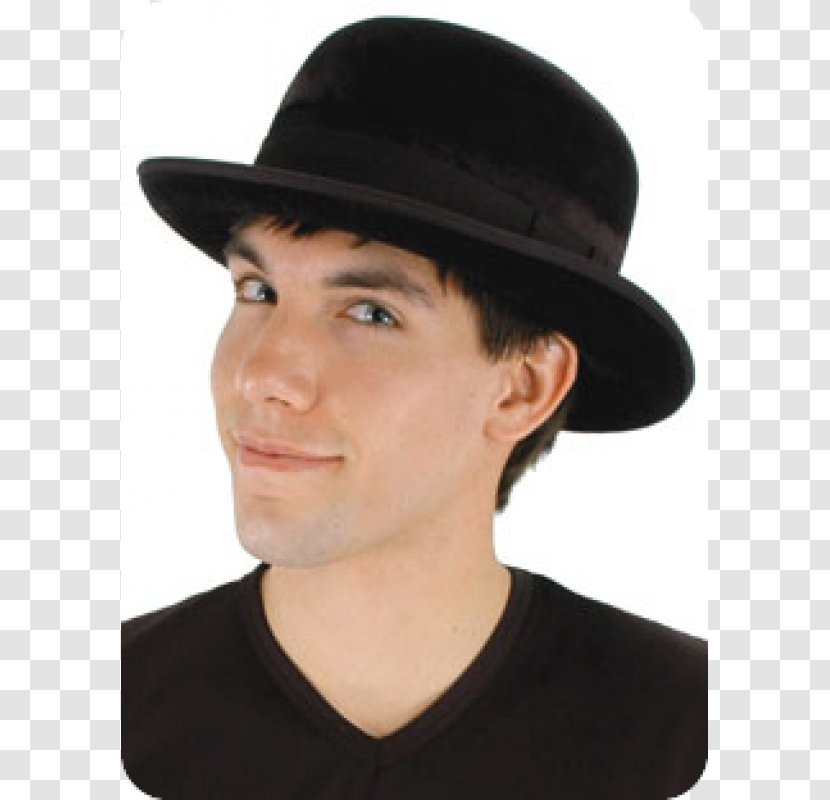 Bowler Hat Fedora Top Velvet Transparent PNG