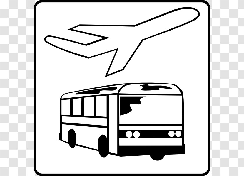 Bus Stop Clip Art - Rectangle - Transit Cliparts Transparent PNG