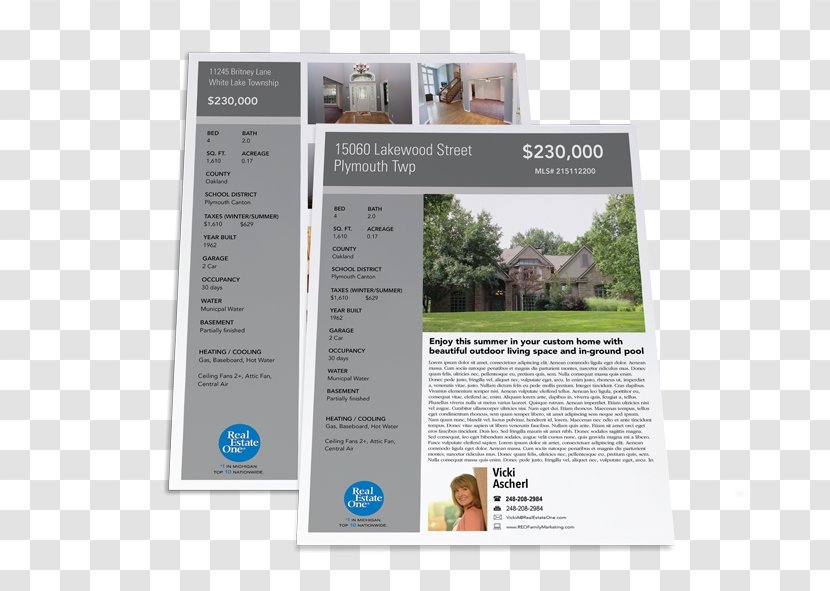 Marketing Advertising Publishing Business Microsoft Publisher - Editing - Property Flyer Transparent PNG