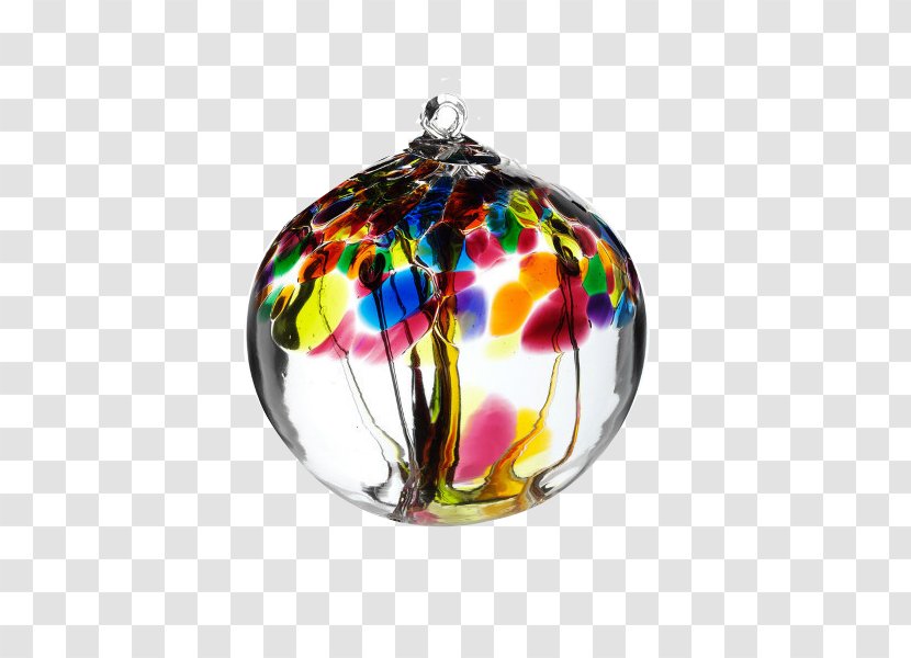 Globe Glassblowing Witch Ball - Mosaic - Multicolored Drops Transparent PNG