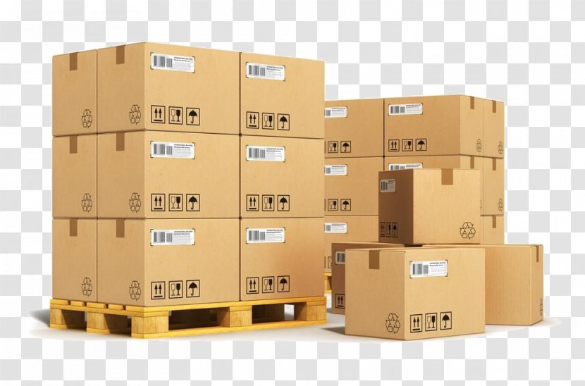 Logistics Cargo Packaging And Labeling Intermodal Container Transport - Food - Box Transparent PNG