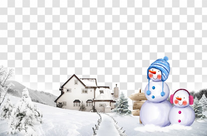 Snowman - Snow - Elements Transparent PNG