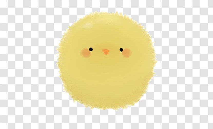 Textile Smiley Stuffed Toy Yellow - Meng Da Chick Transparent PNG
