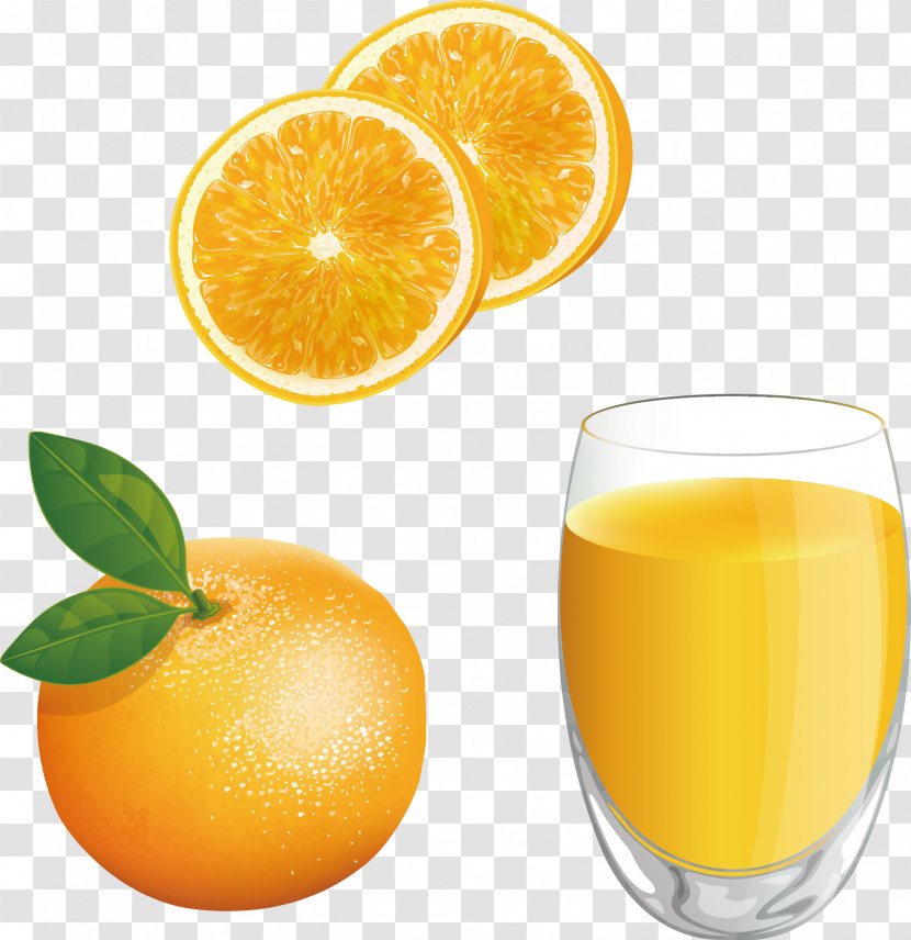 Orange Juice Mandarin Fruit - Citrus - Fresh Lemon Transparent PNG