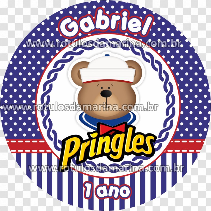 Label Logo Adhesive Pringles Food - Login - Ursinho Marinheiro Transparent PNG