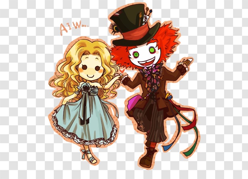 Animated Cartoon Character Fiction - Alice In Wonderland Mad Hatter Transparent PNG