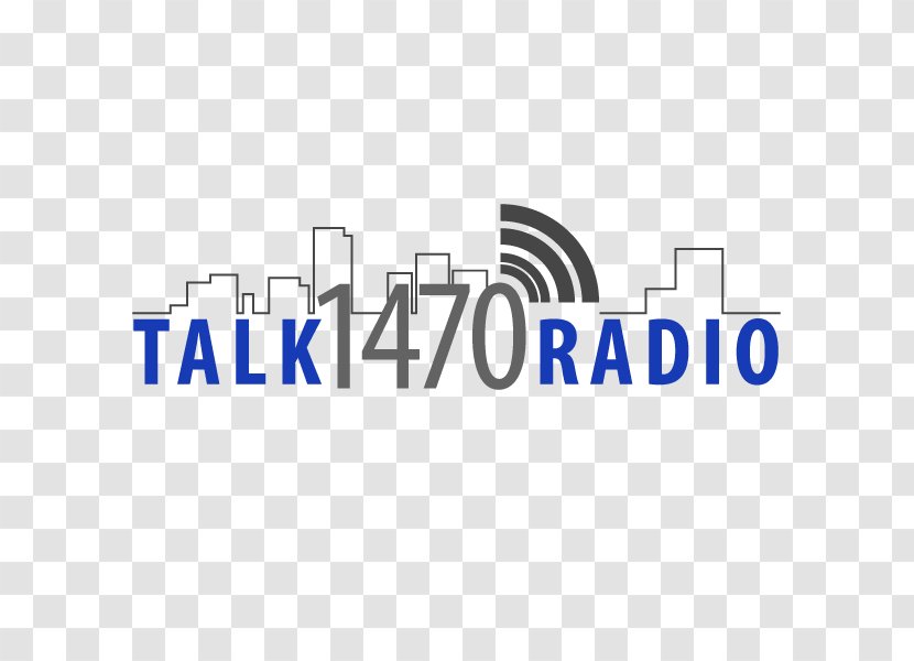 Logo Talk Radio 1470 Brand WLQR - Text - Design Transparent PNG