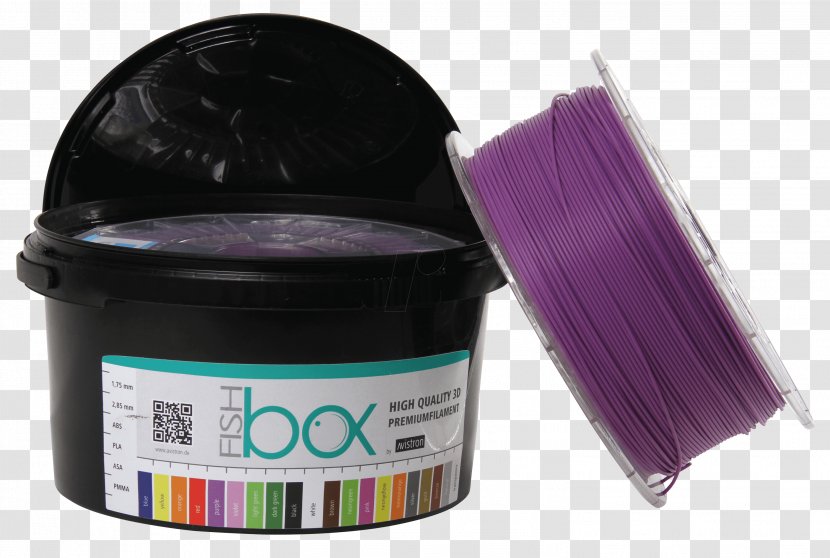 3D Printing Filament Polylactic Acid Acrylonitrile Styrene Acrylate Ciljno Nalaganje - Light - Violet Transparent PNG
