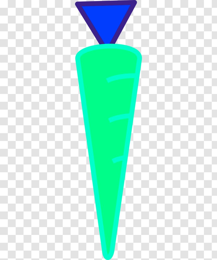 Line Triangle Point Green - Rabbit Eat Carrot Transparent PNG
