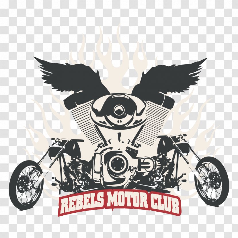 T-shirt Motorcycle Printing - Logo - Vector Transparent PNG