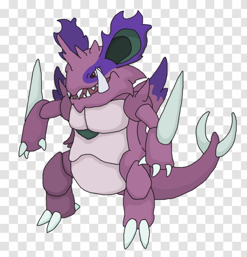 Nidoking Nidoqueen Pokémon Pokédex - Art - Pokemon Transparent PNG