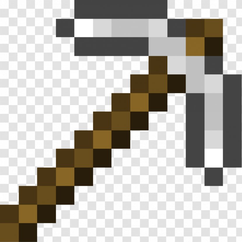 Minecraft: Pocket Edition Pickaxe Iron Tool - Ore - Minecraft Transparent PNG