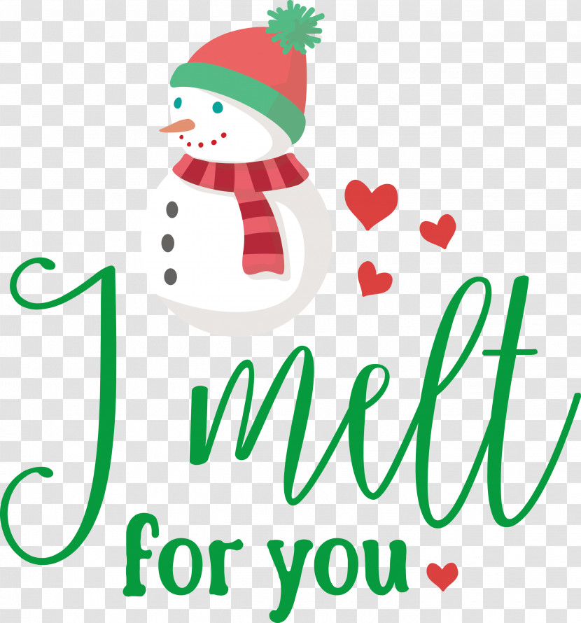 I Melt For You Snowman Transparent PNG