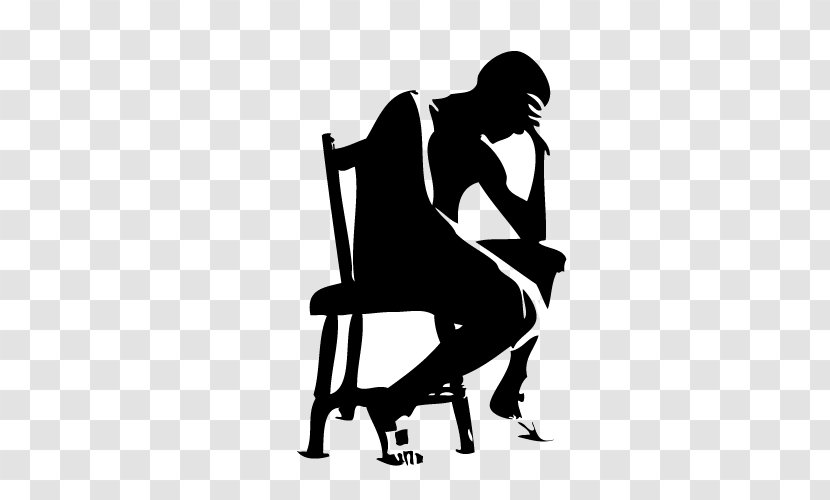 The Thinker Silhouette Thought Clip Art - Auguste Rodin - Vector Man Sitting Transparent PNG