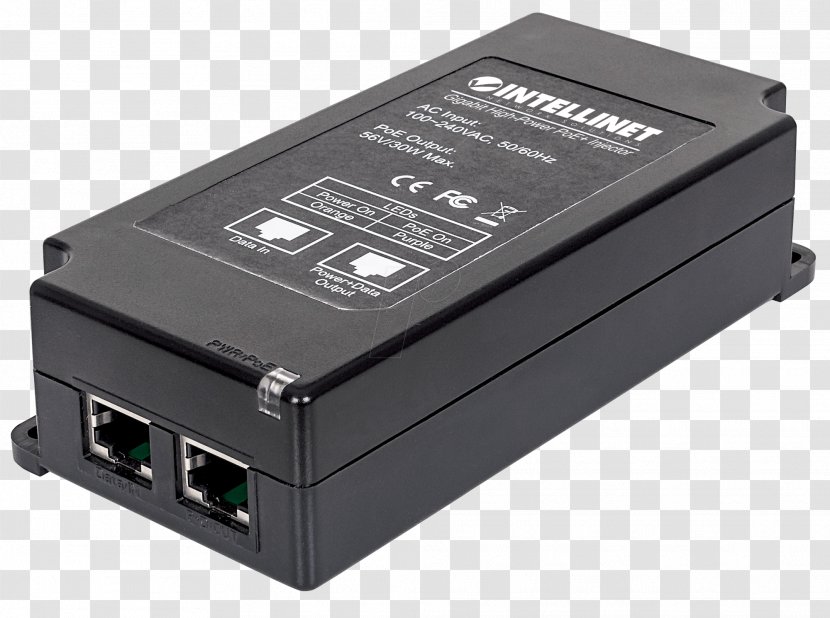 Power Over Ethernet IEEE 802.3at Gigabit 802.3af - Laptop Adapter - Supply Transparent PNG