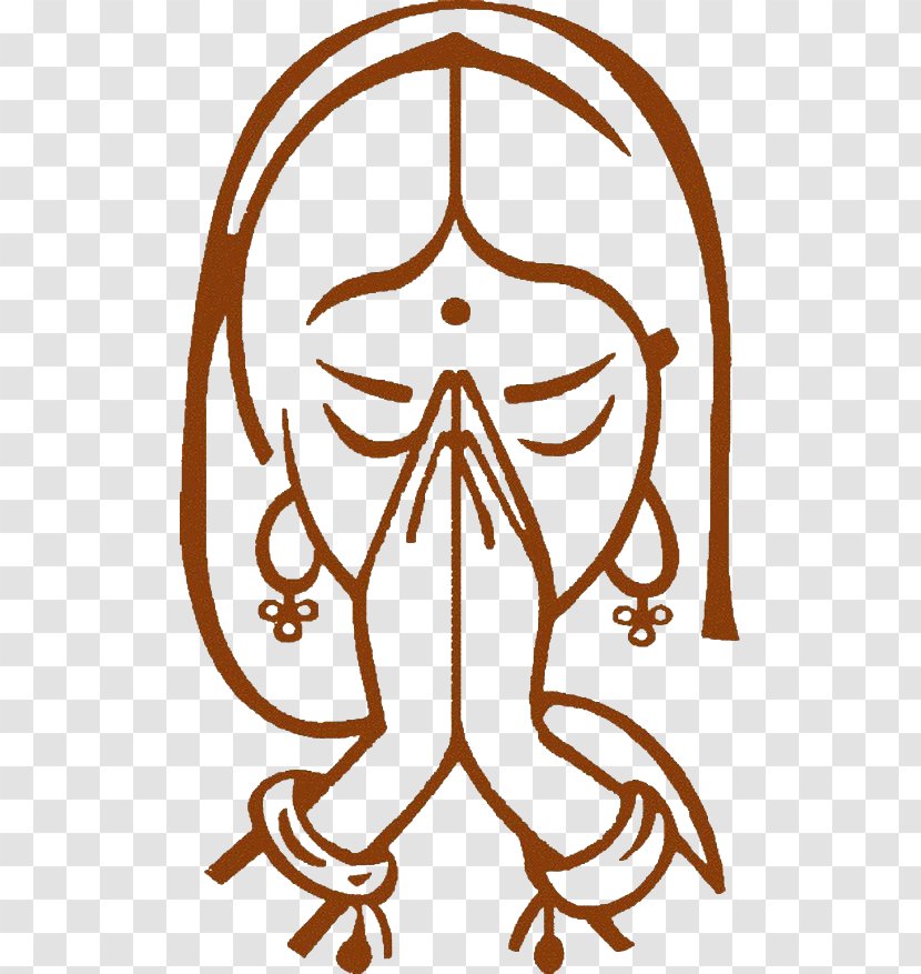 Woman Namaste Clip Art - Royaltyfree Transparent PNG