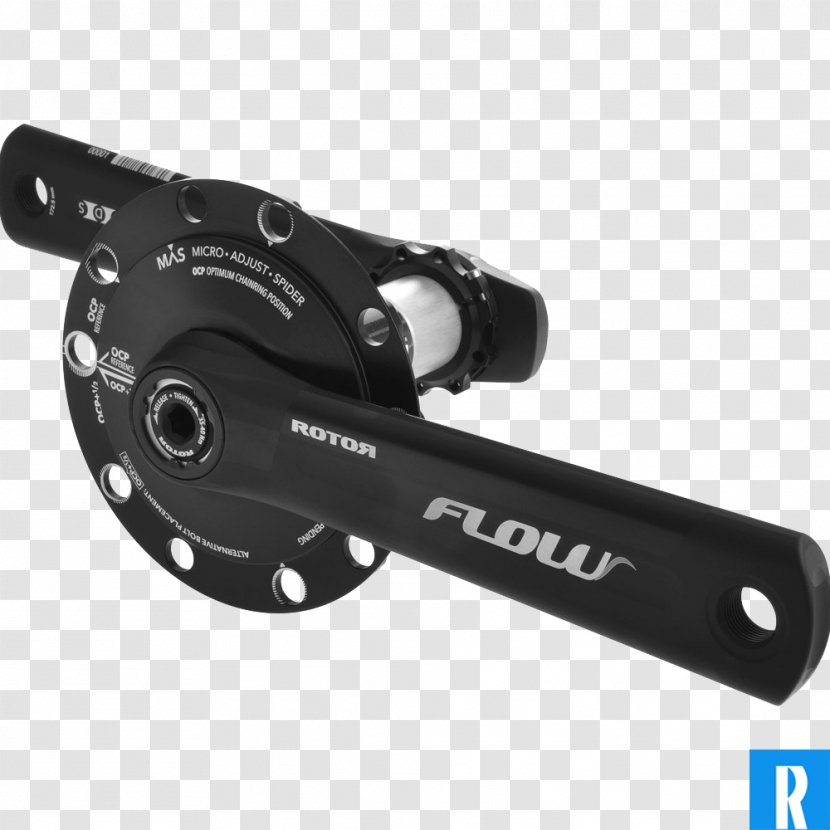 Bicycle Cranks Cycling Power Meter Axle Pedals - Rotor Transparent PNG