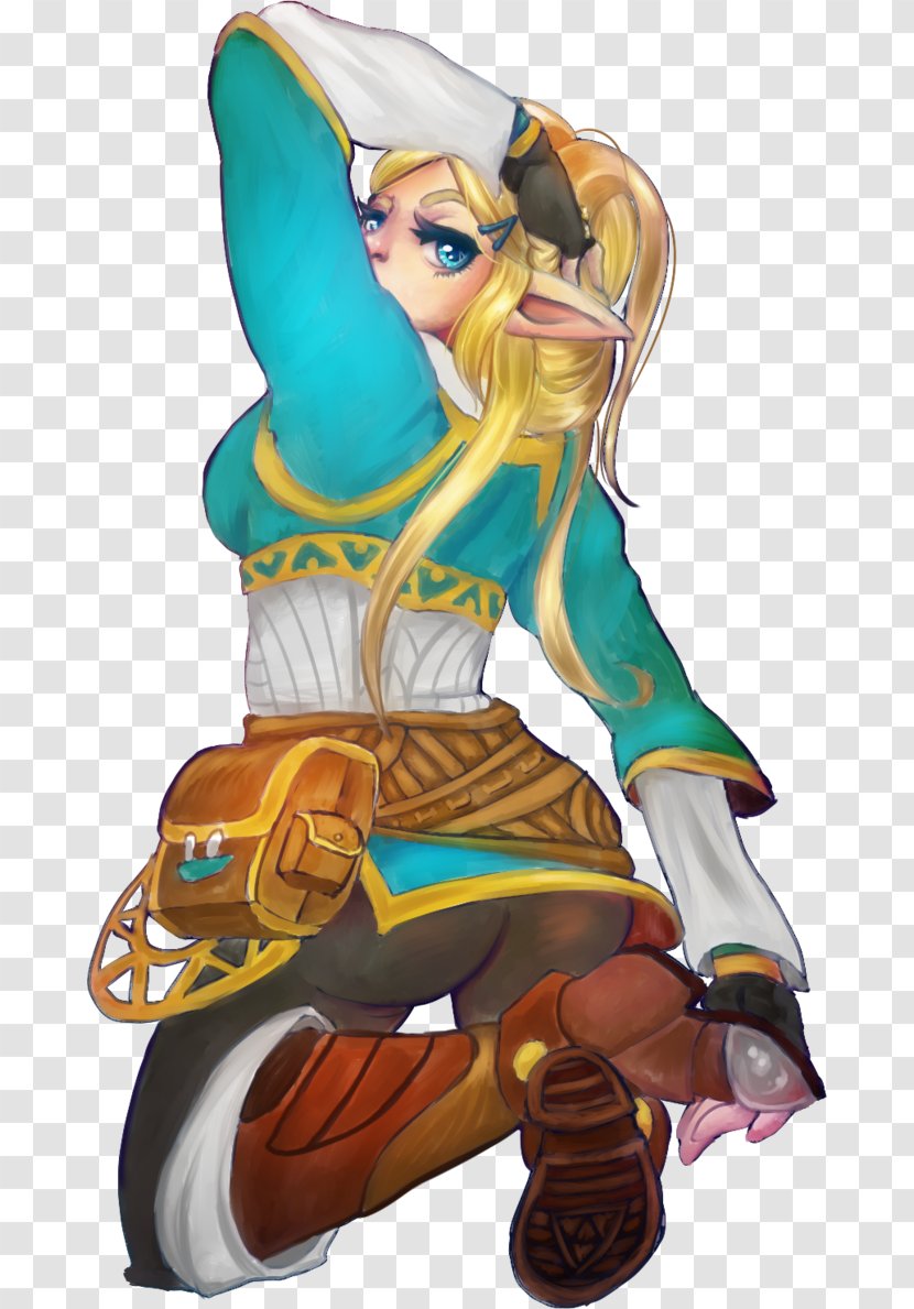 The Legend Of Zelda: Breath Wild Link Ocarina Time Princess Zelda - Cartoon Transparent PNG