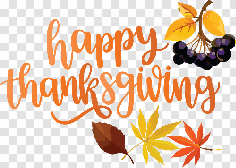 Happy Thanksgiving Autumn Fall Transparent PNG