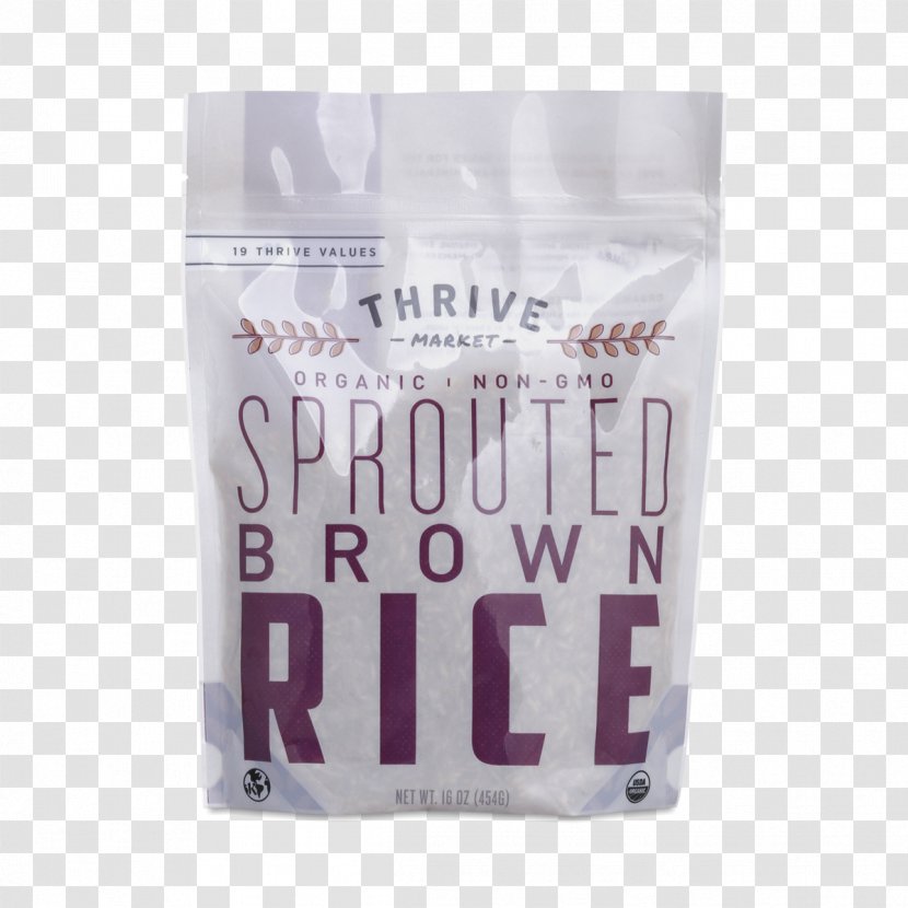 Germinated Brown Rice Organic Food Product Transparent PNG