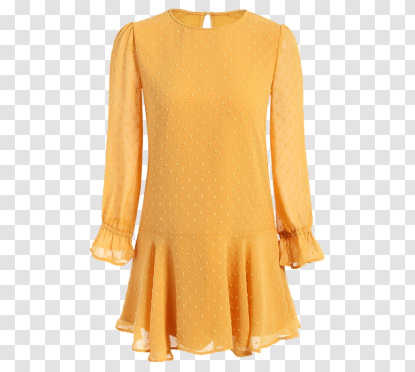 Dress Yellow Clothing Shirt Shoulder Strap - Skirt Transparent PNG