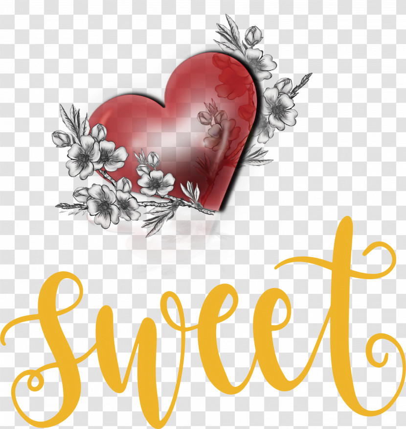 Be Sweet Valentines Day Heart Transparent PNG